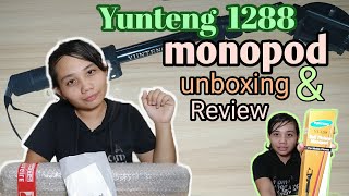 Yunteng 1288 monopod unboxing amp review [upl. by Hniht]