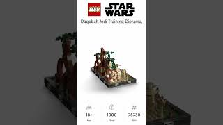 PREVIEW LEGO STAR WARS Dagobah Jedi Training Diorama Set 75330 LEGO 2023 [upl. by Brigham408]