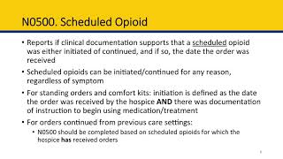 Module 6 Hospice Item Set Section N Medications [upl. by Amin]