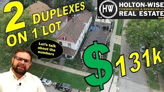 How to Buy 2 Duplexes on 1 lot Cleveland Housing  Investment Properties For Sale  3109 Walton [upl. by Monagan]