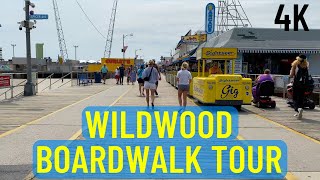 Walking the Wildwood Boardwalk in 4K  2023 [upl. by Jelks620]