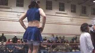 ACW Wrestling Wentworth vs Foxy Roxy Dog Food vs Dress Match [upl. by Ennywg]