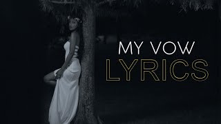 Meddy  My Vow Official Lyric Video [upl. by Putscher127]