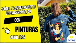 DIY Pintando una chamarra de mezclilla [upl. by Drais]