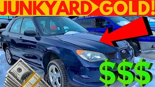 RESELLING JUNKYARD PARTS FOR A PROFIT  2006 SUBARU IMPREZA MITSUBISHI [upl. by Llemmart]