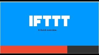 37 What is IFTTT [upl. by Hallee]