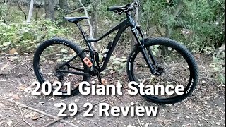 2021 Giant Stance 29 2 Review [upl. by Darnall]