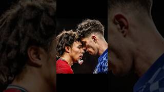 Trent Alexander Arnold vs Kai havertz shorts football soccer fight chelsea Liverpool [upl. by Noonberg]