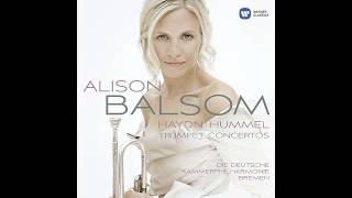 앨리슨 발솜Alison Balsom  하이든 트럼펫 협주곡 E플랫 장조  3악장 [upl. by Farris]