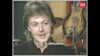 PAUL McCARTNEY ENTREVISTA quotNEWSMAKERSquot ABRIL 251997Subtitulos Español [upl. by Kimberly]