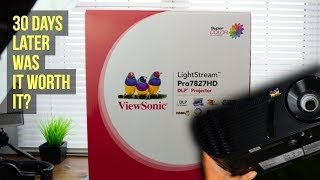 Viewsonic PRO7827HD Projector 30 Days Later The Was It Worth It Review [upl. by Ilke114]