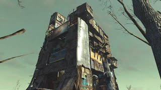 Fallout 4  Spectacle Island Scavver Tower  PS4 PRO  Modded [upl. by Fanni]