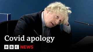 Boris Johnson apologises for UK’s handling of Covid pandemic  BBC News [upl. by Assiroc]