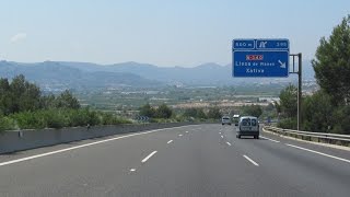 Spain A7 Valencia  Xàtiva [upl. by Annelise]