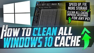 🔧 How to CLEAR All Cache in Windows 10 to Improve Performance amp Speed Up ANY PC [upl. by Del]