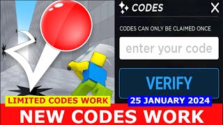 NEW UPDATE CODES Death Ball ROBLOX  LIMITED CODES TIME  JANUARY 25 2024 [upl. by Elleirb722]