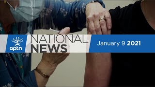 APTN National News January 9 2021 – Mistissini vaccination Quebec lockdown measures [upl. by Rabah]