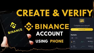 How To Create Binance Account and Verify it with Phone StepbyStep Tutorial for Beginners [upl. by Leifeste]