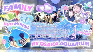 MAIN DI OSAKA AQUARIUM BERSAMA ABE CEKUT FAMILY part2 [upl. by Erlinna]