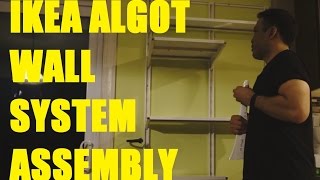 IKEA ALGOT Wall System FULL Assembly and Review [upl. by Netsrik382]