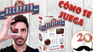 DECRYPTO  Cómo se juega reseña con ejemplos y opinión  Español [upl. by Erlinna]