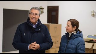 EL PRESIDENTE DE LA DIPUTACIÓN DE MÁLAGA REALIZA UNA VISITA A CARTAJIMA [upl. by Hairas]