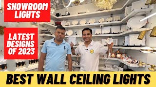 Cheapest Wall Ceiling Lights  Latest Designs Of Wall Ceiling Lights  Showroom Lights Wholesaler [upl. by Ayat]