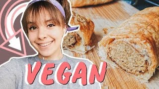 Vegan worstenbroodjes maken  Kook met mij  Basimella [upl. by Atibat]