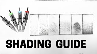 Shading Guide for Beginners  6 Tattoo Shading Techniques [upl. by Yenittirb]