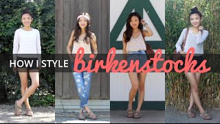 How I Style Birkenstocks [upl. by Nahpos]