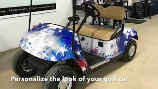 Liberty Star Golf Car Wrap Kit preview [upl. by Aikin540]