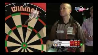 BDO Pontins International 2014  SemiFinals  Jan Dekker vs Geert de Vos [upl. by Roice]