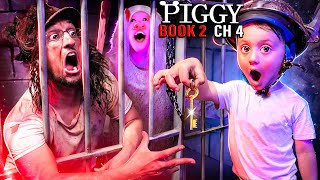 PIGGY Trapped Me 4 MONTHS FGTeeV Family vs ROBLOX Book 2 Ch4 GameplaySkit [upl. by Aramois]