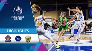 Basketball Lattes Montpellier  Sopron Basket  Highlights  QuarterFinals  EuroLeague Women [upl. by Elleral]