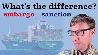 The Difference Between an Embargo and a Sanction shorts [upl. by Aneelad748]