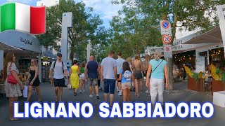 Lignano Sabbiadoro Italy  Summer Walking Tour [upl. by Coffin]