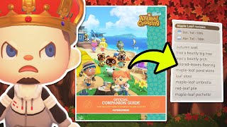 🍁 The TRUTH About Maple Leaf DIYs in Animal Crossing New Horizons [upl. by Dalli]