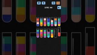 Water Color Sort Level 165 Walkthrough Solution iOSAndroid [upl. by Gensler579]