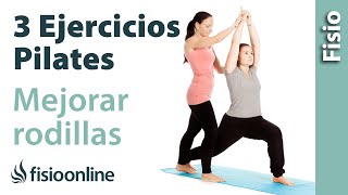 3 ejercicios de Pilates para mejorar las rodillas [upl. by Adolfo]