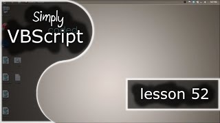 VBScript Basics Part 52  Run As Administrator [upl. by Rubia37]