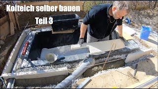 Koiteich selber bauen Teil 3 [upl. by Bonnibelle]