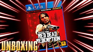 Unboxing RED DEAD REDEMPTION PS4 PTBR 4K [upl. by Ydnac876]