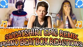 Jacob Sartorius Sweatshirt REMIX On Omegle Piano Beatbox Reactions [upl. by Tarabar]