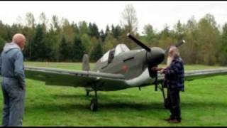 Flight testing Loehle P40 Warhawk WWII 34 scale replica aircraft [upl. by Lectra]