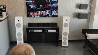 Martin Logan Motion F100 speaker demo [upl. by Esmerelda850]