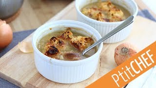 Recette de soupe à loignon  Ptitchefcom [upl. by Cassius183]