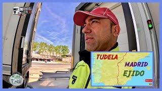 Viaje de Tudela Madrid el Ejido rutasdeviaje tacógrafo transporte camion tips ayuda trucos [upl. by Zucker]