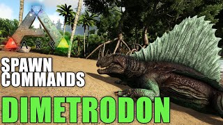 Ark DIMETRODON spawn commands [upl. by Anelak]