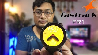 Fastrack FR1 Smartwatch unboxing and review  100 contacts  Single chip BT call [upl. by Anirdua]