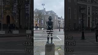 The first statue of Anne Frank in the world shorts [upl. by Amleht]